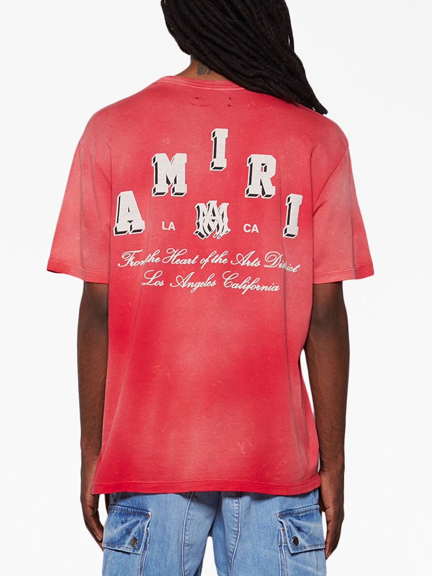 Amiri Vintage Collegiate Red Tee