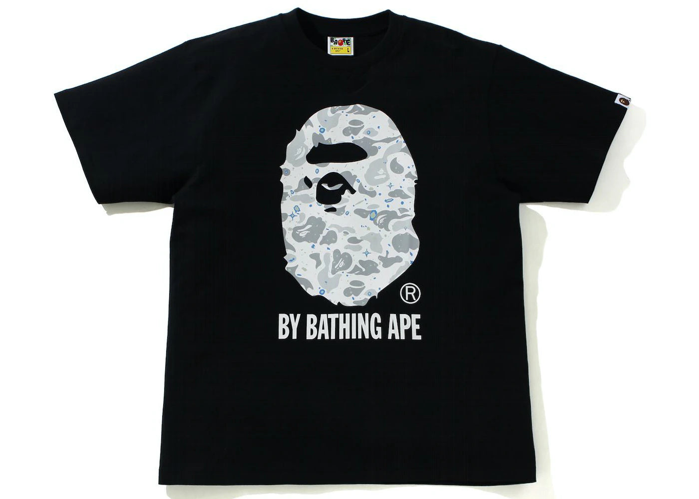 Bape Space Camo By Bathing Ape Black Tee