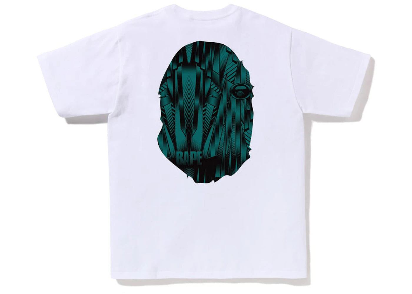 Bape Speed Racer Big Ape Head White / Blue Tee