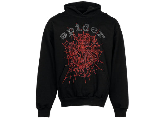 Black Rhinestone Hoodie