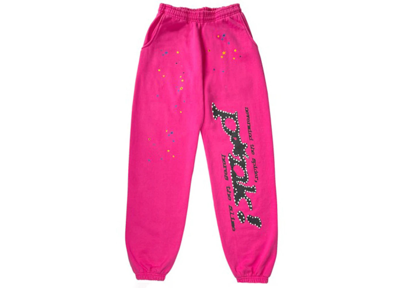 Sp5der Punk Sweats Pink