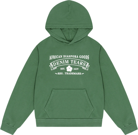 Denim Tears ADG Vintage Green Hoodie