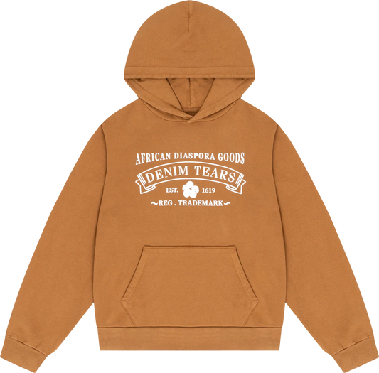 Denim Tears ADG Toasted Peanut Hoodie