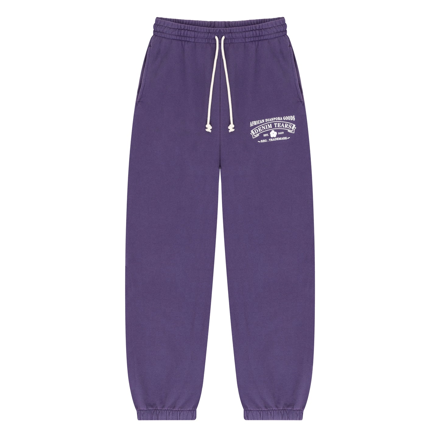 Denim Tears ADG Washed Purple Sweats