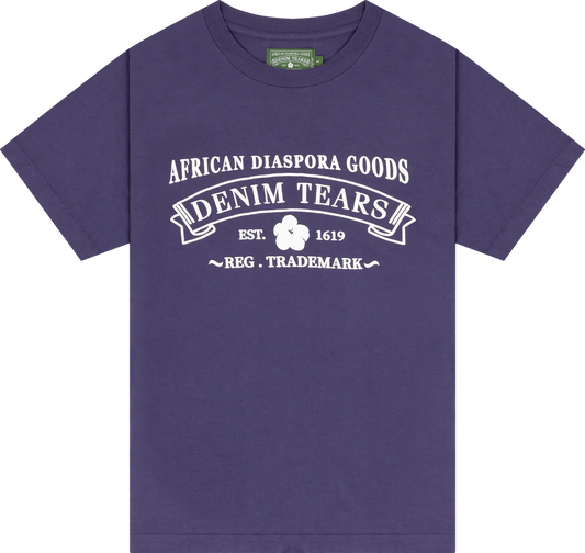 Denim Tears ADG Washed Purple Tee