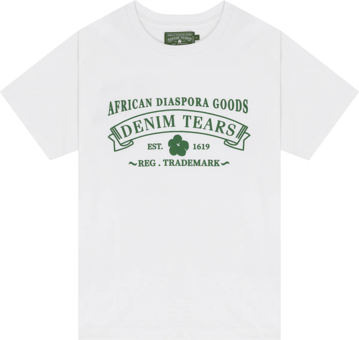 Denim Tears ADG White/Green Tee