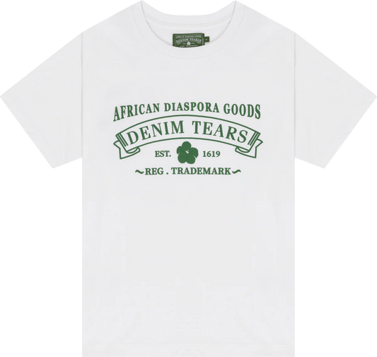 Denim Tears ADG White/Green Tee