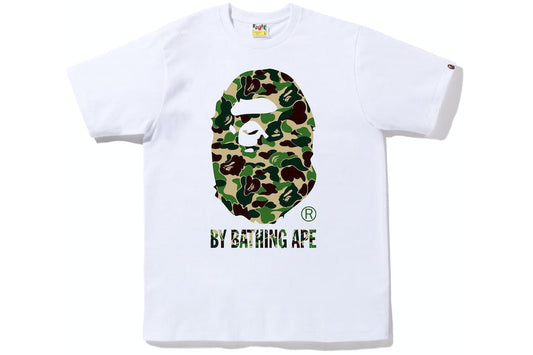 Bape ABC Camo By Bathing Ape White / Green Tee