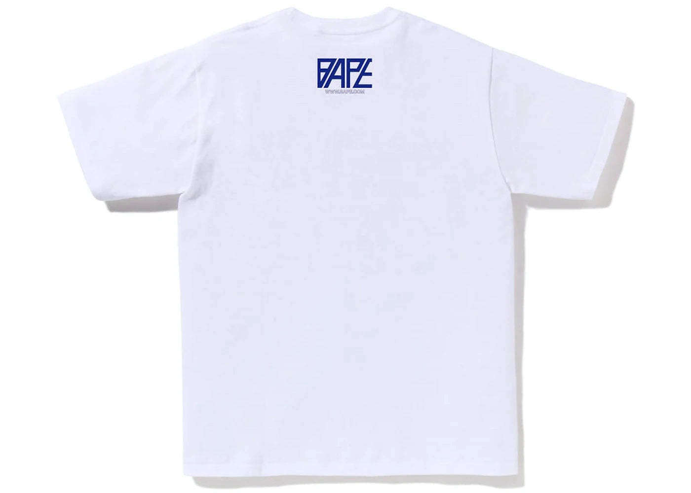 Bape Logo Monogram White / Navy Tee