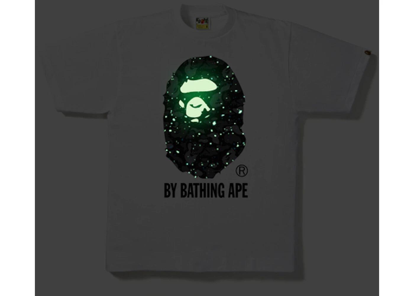 Bape Space Camo By Bathing Ape White Tee