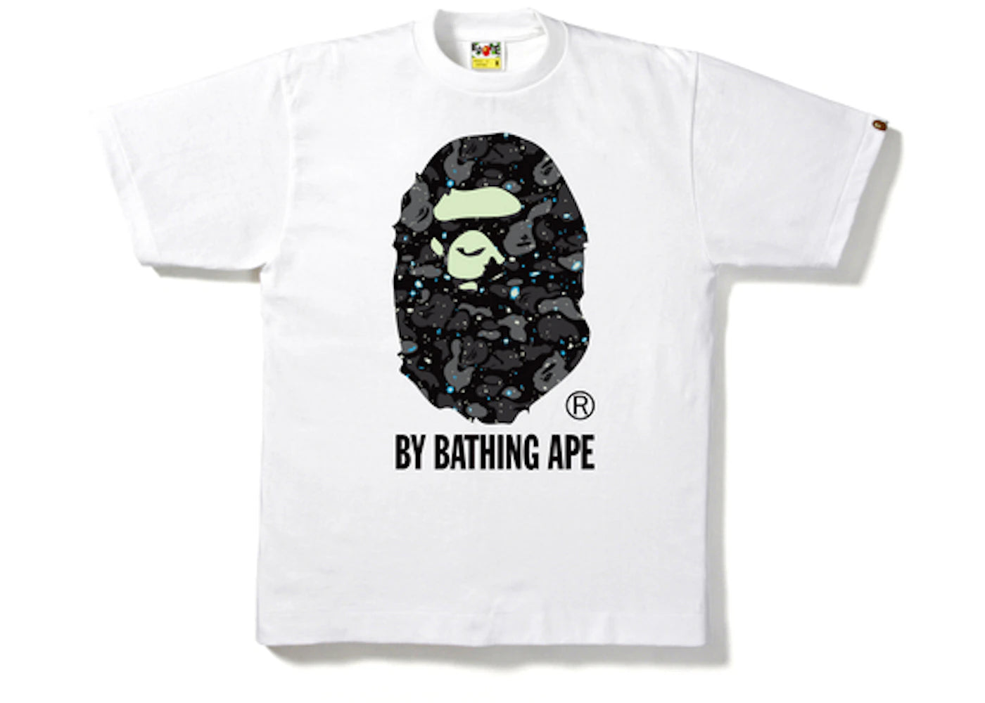 Bape Space Camo By Bathing Ape White Tee