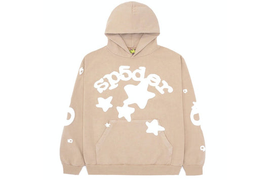 Sp5der Beluga Tan Hoodie