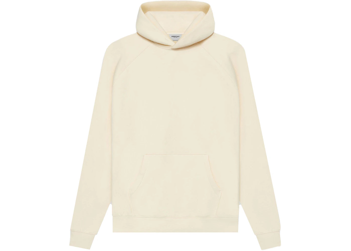 Cream Back Logo Hoodie