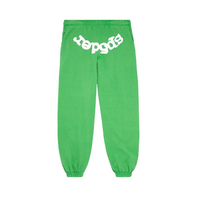 Sp5der Slime Green Sweats