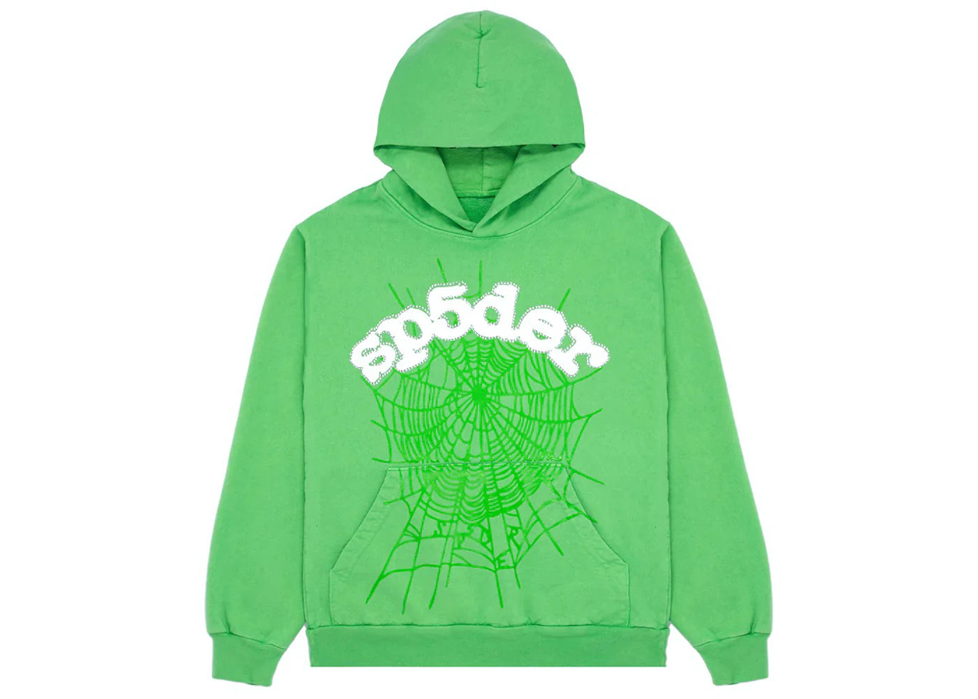 Sp5der Slime Green Hoodie