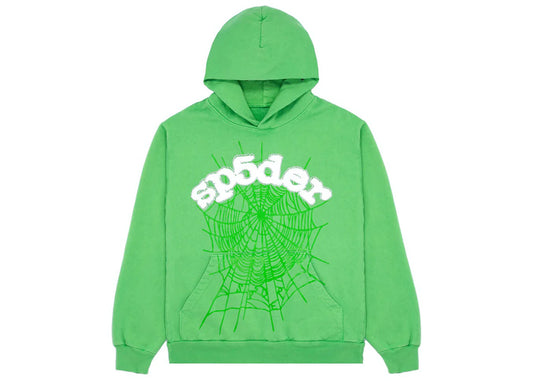 Sp5der Slime Green Hoodie