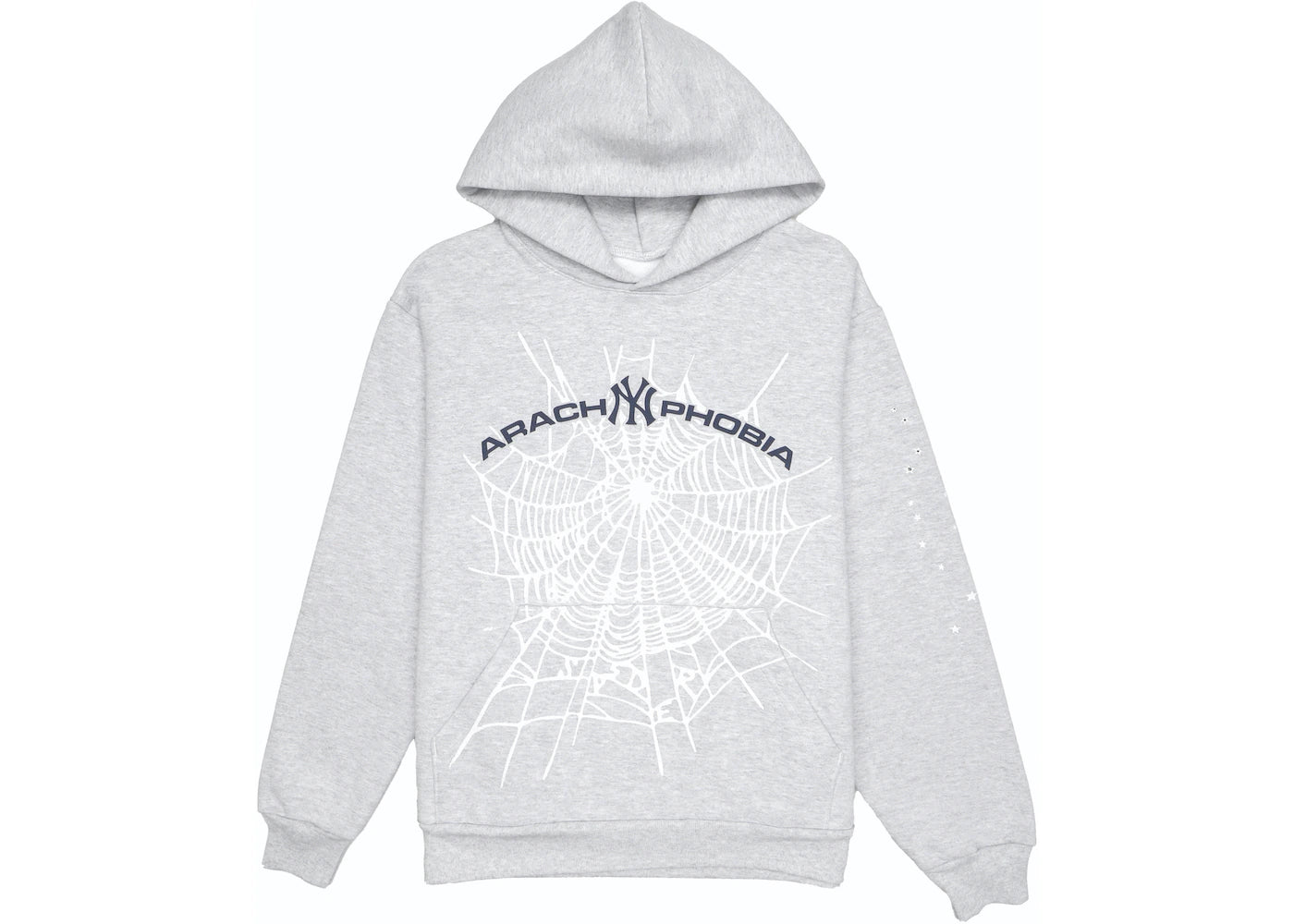 Sp5der Arach NY Phobia Hoodie Grey