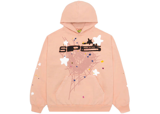 Sp5der Sp5 Peach Hoodie