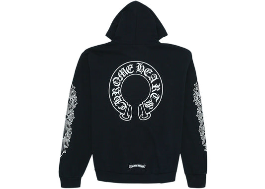 Chrome Hearts Horse Shoe Floral Hoodie