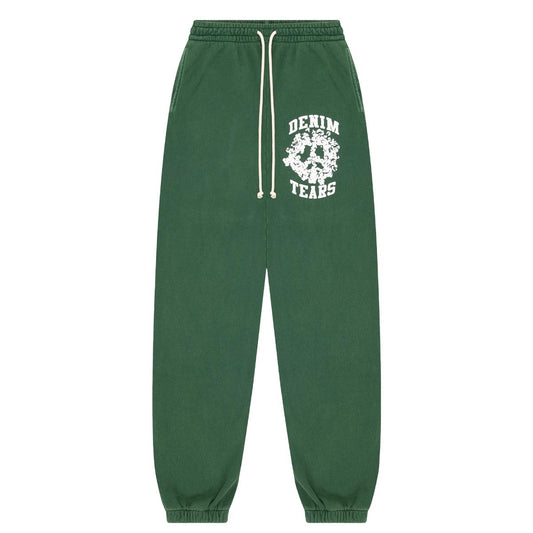 Denim Tears University Green Sweatpants