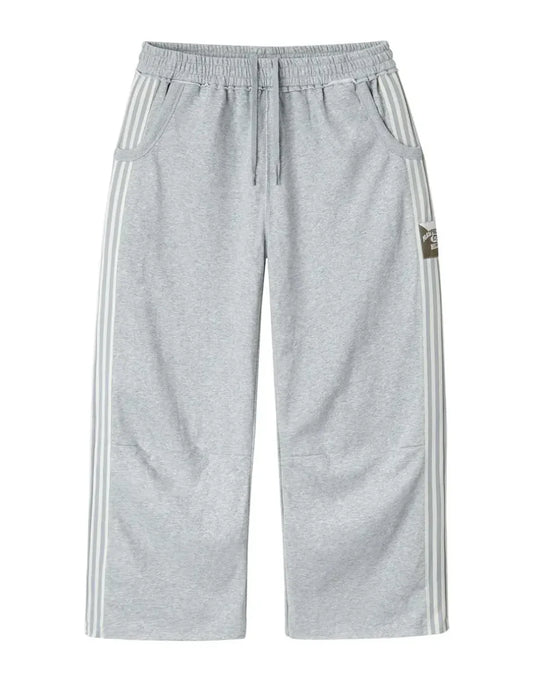 GOLD+VINTAGE GALLERY RASPBERRY HILLS 'Lil Leon' Grey Sweatpants